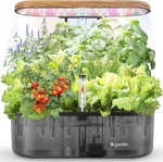 Hydroponics Growing System Indoor Garden: 12 Pods Translucent Black. Fixed Price $81.77.