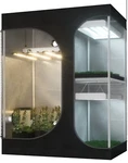 Topogrow 2-IN-1 60"X48"X80" Indoor Tent Reflective Mylar For Plant Growing. Fixed Price $140.00.
