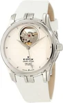 Edox Women's 85012 3 Ain Grand Ocean Automatic White Leather Open Heart Watch. Fixed Price $1389.00.