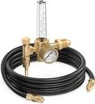 Argon CO2 Flow Meter Gas Regulator With 8.2FT Hose For Mig Tig Welding. Fixed Price $39.08.