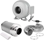 4" Ipower Ventilation Inline Fan Carbon Filter Duct Thermostat Tent Grow Kit. Fixed Price $69.99.