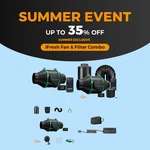 Mars Hydro Inline Fan 4" 6" Ventilation Duct Kit/carbon Filter For Grow Tent. Fixed Price $125.59.