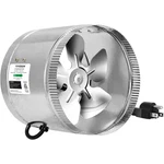 8 In. 420 Cfm Inline Duct Fan With 5.5 Ft. Grounded Power Cord. Fixed Price $44.99.