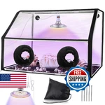 Meonum Mushroom Tent And Led Growing Light Kit, 30 X 20 Inch Portable. Fixed Price $63.97.