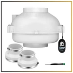 Radon Mitigation Fan Kit IP67 Ventilation 6" 335CFM Waterproof 2600RPM. Fixed Price $162.35.