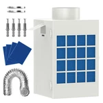 Hoomesun Indoor Vent Kit, Box For Electric Dryer, White. Fixed Price $42.29.