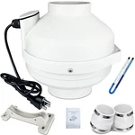 To 3 Inch Radon Mitigation System Kit - Speed Fan 240CFM 168CFM W.... Fixed Price $220.66.