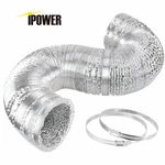 Ipower 4''-14'' Inch Flexible Aluminum Air Ducting Dry Ventilation Hose For Hvac. Fixed Price $60.59.