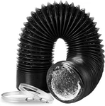 Dryer Vent Hose, 4" Insulated Flexible Duct 25FT With Clamps, Heavy Duty Fo. Fixed Price $33.63.