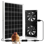 Roodike Solar Powered Fan Kit, 25W High Velocity Waterproofed Exhaust.... Fixed Price $56.76.