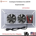 Abestorm Crawlspace Double Air Outlet Ventilation Fan Humidistat Exhaust. Fixed Price $75.59.