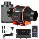 Vevor Inline Duct Fan Kit 205 Cfm 4 Inch Ec Motor Pwm App Ventilation Grow Tent. Fixed Price $102.99.