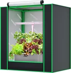 Small Tent For Aerogarden, Hydroponics Growing System, 20 X14 X21 Highly. Fixed Price $55.99.