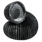 6" X 25' Black Lightproof Foil Ducting W-clamps High Quality. Fixed Price $20.00.