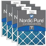 Nordic Pure 20X20X1 (actual Size: 19 1/2 3/4) Pleated Merv 7 Air F.... Fixed Price $64.13.