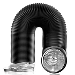 3" 8FT Insulated Duct With Aluminum Foil, Flexible Dryer Vent Hose For Hvac. Fixed Price $23.99.