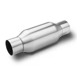 Lcgp Universal RESONATOR,2.5IN Inlet/outlet X 12IN 2.5", Polished. Fixed Price $72.99.