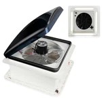 Outprize Rv Roof Vent Fan 14" 12V Dc Led 3SPEED Quiet Reversible Manual. Fixed Price $159.55.
