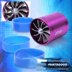 2.5" Air Intake Turbine Turbonator Eco Fuel/gas Saver Fan Speed Purple. Fixed Price $18.99.