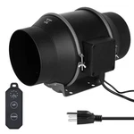 6" Inline Duct Fan With 10-SPEED Controller 405 Cfm Ventilation Exhaust. Fixed Price $66.99.