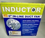 Suncourt DB206 Inductor 6" Inch In-line Fan Silver New. Fixed Price $14.95.
