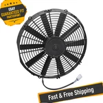 Spal 30101509 14" Medium Profile Electric Puller Fan With Straight Style Blades. Fixed Price $122.17.