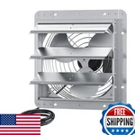 Ficbxra 14 Inch Shutter Exhaust Fan Aluminum Wall Mounted 1558 Cfm. Fixed Price $117.16.