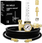 Rx Weld Argon Regulator Flowmeter Gauge For Mig Tig With Gas.... Fixed Price $41.58.