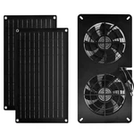 Dc 20W Solar Powered Exhaust Fan For Chicken Coops Greenhouses Sheds Pe.... Fixed Price $56.70.
