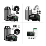 Vivosun 4/6/8 Air Filtration Kit Inline Fan W/ Smart Controller Filter & Ducting. Fixed Price $95.99.