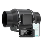 Toolazy 6 Inch Inline Duct Fan With Smart Controller, 405 Cfm Quiet Ec Motor .... Fixed Price $129.38.