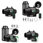 Vivosun Aerozesh T4/T6/T8 Inline Duct Fan Smart Ventilation System For Grow Tent. Fixed Price $79.99.