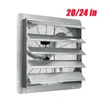 Garvee Wall Mounted Louvered Exhaust Fan 20"/24", 120V 1500RPM W/ Power Cord Kit. Fixed Price $140.99.