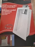 Deflect-o White Recessed Dryer Venting Box 4 Dia. In.. Fixed Price $35.00.