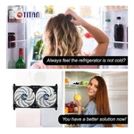 Titan Motorhome Fridge Fan Twin 12CM IP55 Waterproof TTC-SC20(B) Rv Cooling. Fixed Price $42.00.