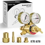 Arccaptain Argon CO2 Regulators, Welding For Mig And Tig, Brass. Fixed Price $58.62.