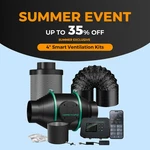 Mars Hydro Icontrol 4" Inline Fan Smart Ventilation Combo For Grow Tent 2026. Fixed Price $122.99.