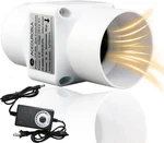 2'' Duct For Adjustable Speed, White Inline Ventilation Exhaust Fan, 22 Cfm. Fixed Price $56.95.