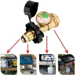 Rv Propane Gauge Meter Converts Pol Lp Tank QCC1/TYPE1 Hoses And Regulators. Fixed Price $18.79.
