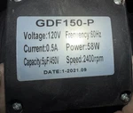 Hydrowe GDF150-P 150MM Inline Booster Fan Cfm 120V 58W 450MM. Fixed Price $34.44.