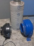 8" Inline Duct Fan Carbon Filter Vent Kit Hurricane 745 Cfm Hydroponic. Fixed Price $159.99.