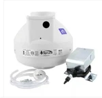 Spruce 4" Inline Duct Boosting Fan Kit 148-CFM W/ Pressure Sensing Switch White. Fixed Price $165.00.