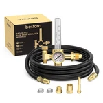 Bestarc Argon CO2 Flow Meter Gas Regulator With 8.2FT Hose For Mig Tig We.... Fixed Price $35.57.