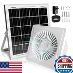 Shenvitaso Solar Exhaust Fan 25W Panel 8 Ventilation Power. Fixed Price $74.86.