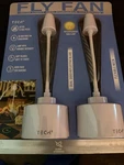 TECH2 Fly Fan With Table Lamp, Soft Safe Blades, Usb-c/battery, 2-PACK. Fixed Price $10.99.