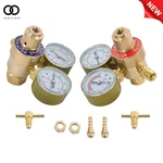 CGA540 And CGA200, Solid Brass Oxygen Acetylene Regulators 1/4" Total 2PCS. Fixed Price $41.18.