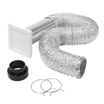 Homewerks HW481-UL181 Wall Vent Duct Kit For Exhaust Fan Made Usa, Aluminum. Fixed Price $37.45.