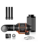 Inline Fan Air Ducting Carbon Filter Spider Farmer 4" 205 Cfm Grow Kits.. Fixed Price $95.00.