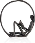 Danya B. Contemporary Encircled Male Reader Cast Iron Sculpture Bookend Statues. Fixed Price $7.55.