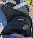 Air King 3-SPEED Commercial Grade Pivoting Blower Floor Fan With Outlets Black. Fixed Price $59.99.